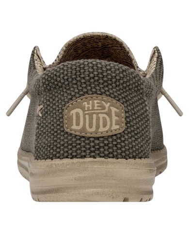 Scarpa Uomo Sneakers HeyDude Wally Braided Army