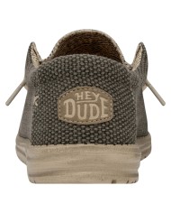 Scarpa Uomo Sneakers HeyDude Wally Braided Army