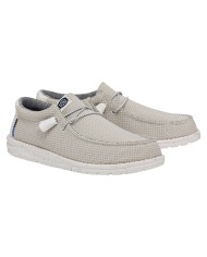 Scarpa Uomo Sneakers HeyDude Wally Sport Mesh White