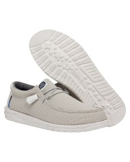 Scarpa Uomo Sneakers HeyDude Wally Sport Mesh White