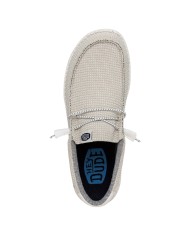 Scarpa Uomo Sneakers HeyDude Wally Sport Mesh White