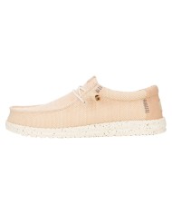 Scarpa Uomo Sneakers HeyDude Wally Strech Sox Irish Cream Egret