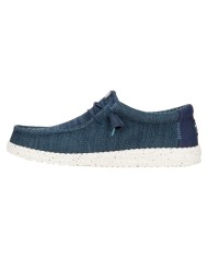 Scarpa Uomo Sneakers HeyDude Wally Strech Sox Navy