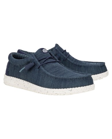 Scarpa Uomo Sneakers HeyDude Wally Strech Sox Navy