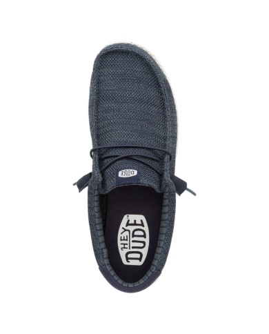 Scarpa Uomo Sneakers HeyDude Wally Strech Sox Navy