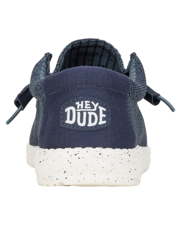 Scarpa Uomo Sneakers HeyDude Wally Strech Sox Navy