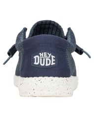 Scarpa Uomo Sneakers HeyDude Wally Strech Sox Navy
