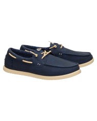 Scarpa Uomo Sneakers HeyDude Harbor Lo Classic Navy Blazer Boulder Tan