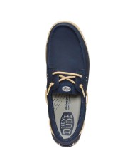 Scarpa Uomo Sneakers HeyDude Harbor Lo Classic Navy Blazer Boulder Tan
