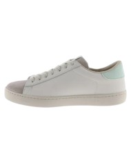 Sneakers Victoria Donna Berlin Suede Leather White Agua Azzurro