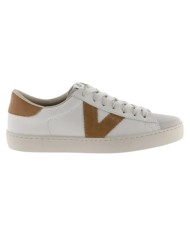 Sneakers Victoria Uomo Berlin Suede Leather White Cuero Cuoio