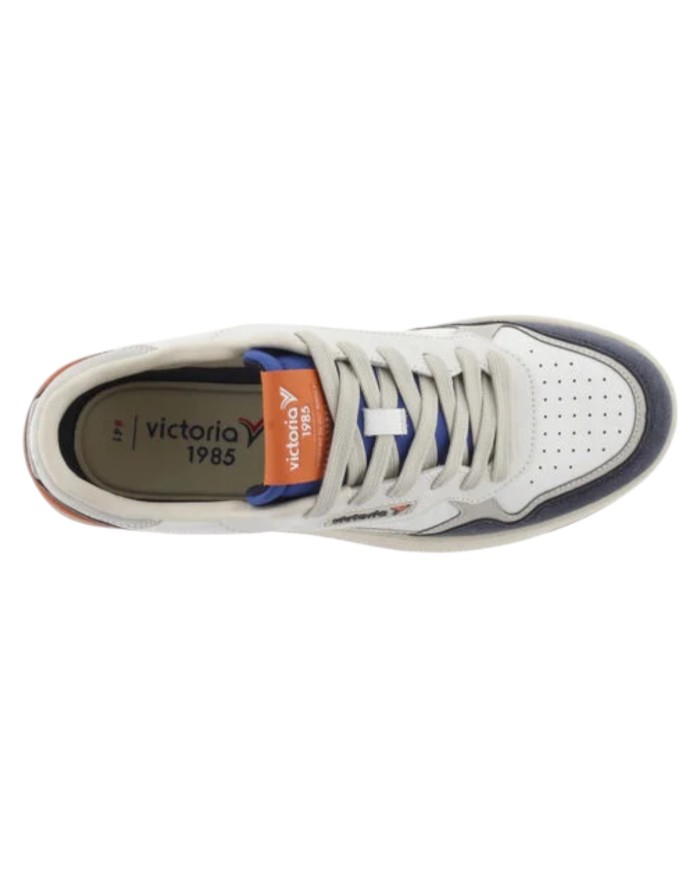 Sneakers Victoria Uomo C80 Casual Patch Sportive Unisex White Marino
