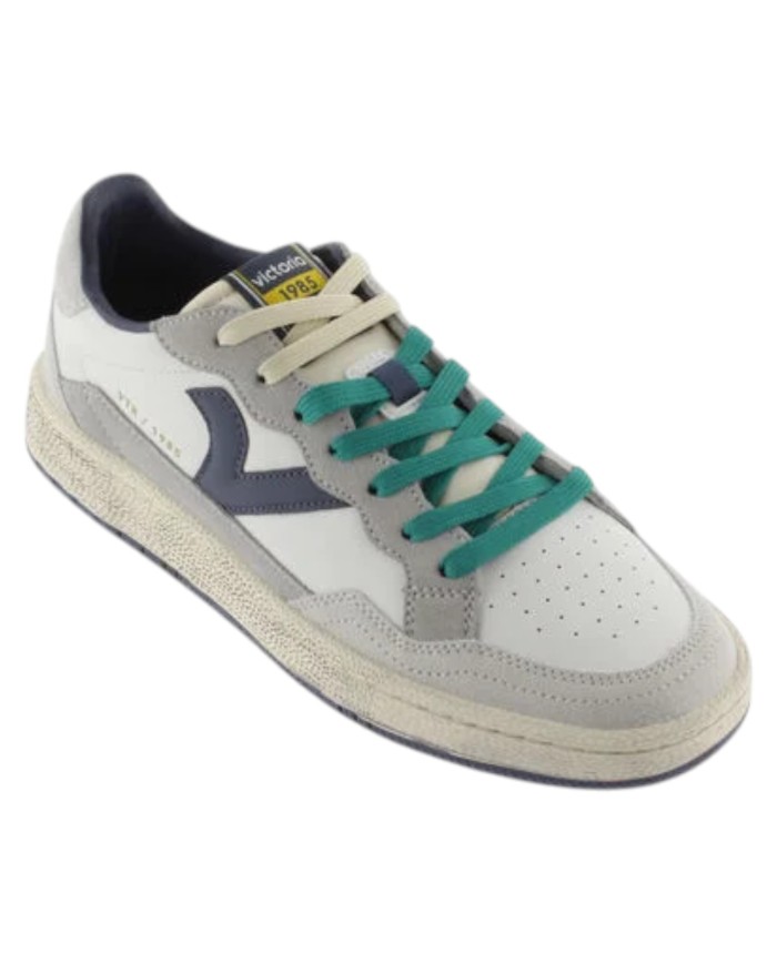 Sneakers Victoria Uomo Smash Sporto Vintage Sneaker Sportive Unisex White Marino