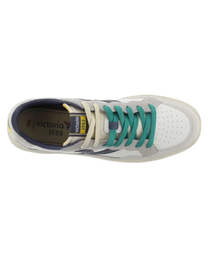 Sneakers Victoria Uomo Smash Sporto Vintage Sneaker Sportive Unisex White Marino