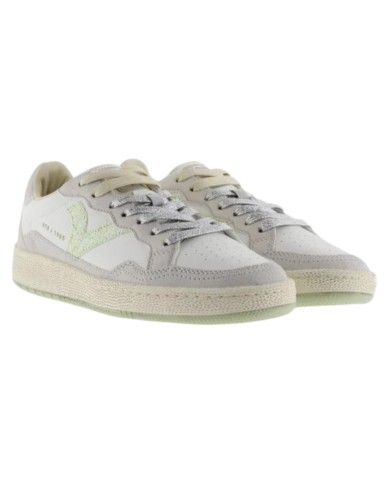 Sneakers Victoria Donna Smash Soft Neon Sneaker Sportive con Logo in Glitter White Lima