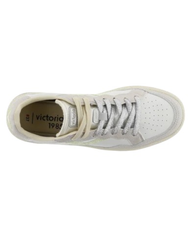 Sneakers Victoria Donna Smash Soft Neon Sneaker Sportive con Logo in Glitter White Lima