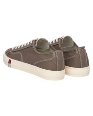 Sneakers Uomo Tommy Hilfiger Archive Vulc Y2K In Cotone Dusty Brown Grey