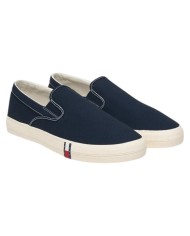 Slip On Uomo Tommy Hilfiger Archive Vulc Y2K In Cotone Dark Night Navy