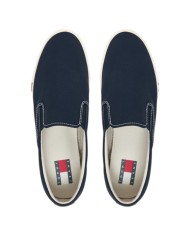 Slip On Uomo Tommy Hilfiger Archive Vulc Y2K In Cotone Dark Night Navy