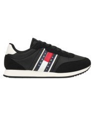 Sneakers Uomo Tommy Hilfiger Tjm Classic Runner Mesh Suede Black