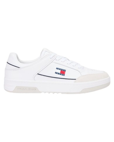 Sneakers Uomo Tommy Hilfiger Tjm Cupsole Leather White