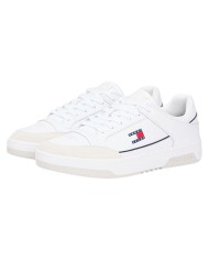 Sneakers Uomo Tommy Hilfiger Tjm Cupsole Leather White