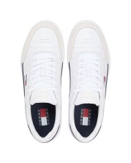 Sneakers Uomo Tommy Hilfiger Tjm Cupsole Leather White