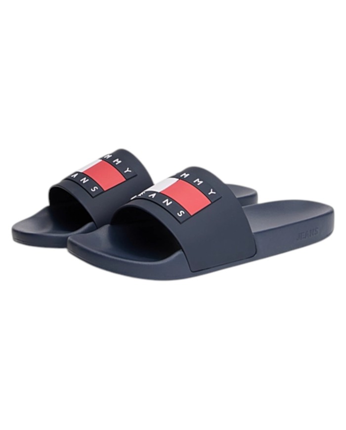 Ciabatte Uomo Tommy Hilfiger Tommy Jeans Pool Slide Ess Dark Night Navy