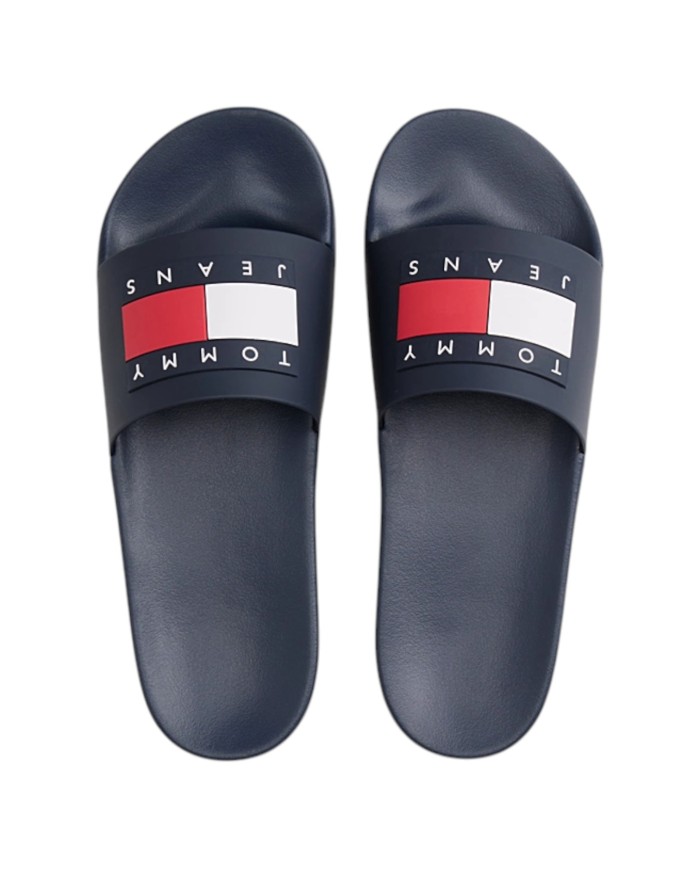 Ciabatte Uomo Tommy Hilfiger Tommy Jeans Pool Slide Ess Dark Night Navy