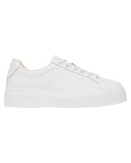 Sneakers Donna Tommy Hilfiger Th Cupsole Chic Platform Leather White