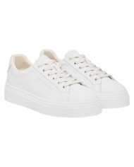 Sneakers Donna Tommy Hilfiger Th Cupsole Chic Platform Leather White