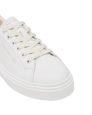Sneakers Donna Tommy Hilfiger Th Cupsole Chic Platform Leather White