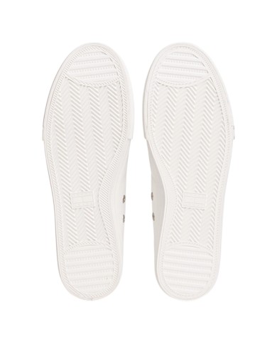 Sneakers Uomo Tommy Hilfiger Archive Vulc Y2K In Cotone  Ecru White