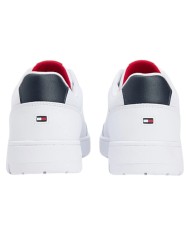 Sneakers Uomo Tommy Hilfiger Basket Core Lite Flag Logo Leather White