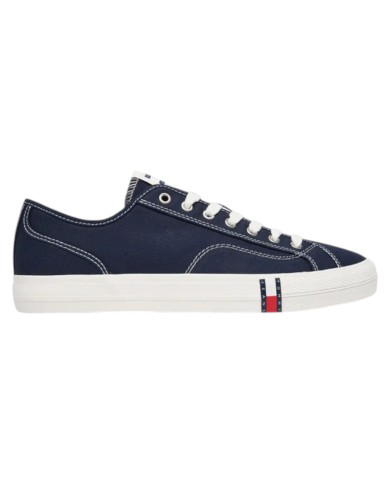 Sneakers Uomo Tommy Hilfiger Archive Vulc Y2K In Cotone Dark Night Navy