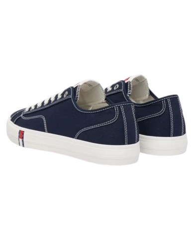 Sneakers Uomo Tommy Hilfiger Archive Vulc Y2K In Cotone Dark Night Navy