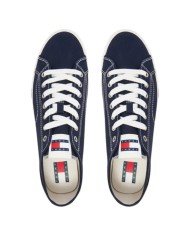 Sneakers Uomo Tommy Hilfiger Archive Vulc Y2K In Cotone Dark Night Navy