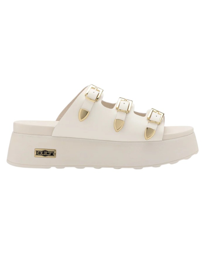 Sandalo Donna Cult Janis Sandal Leather Off White