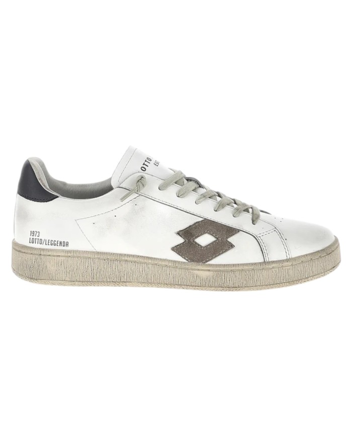 Sneaker Uomo Lotto Leggenda Autograph Legend 5 White Warm Gray