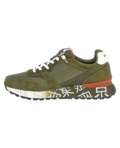 Sneaker Uomo Lotto Leggenda Tokyo Ginza Shared Dark Olive / Martini Olive