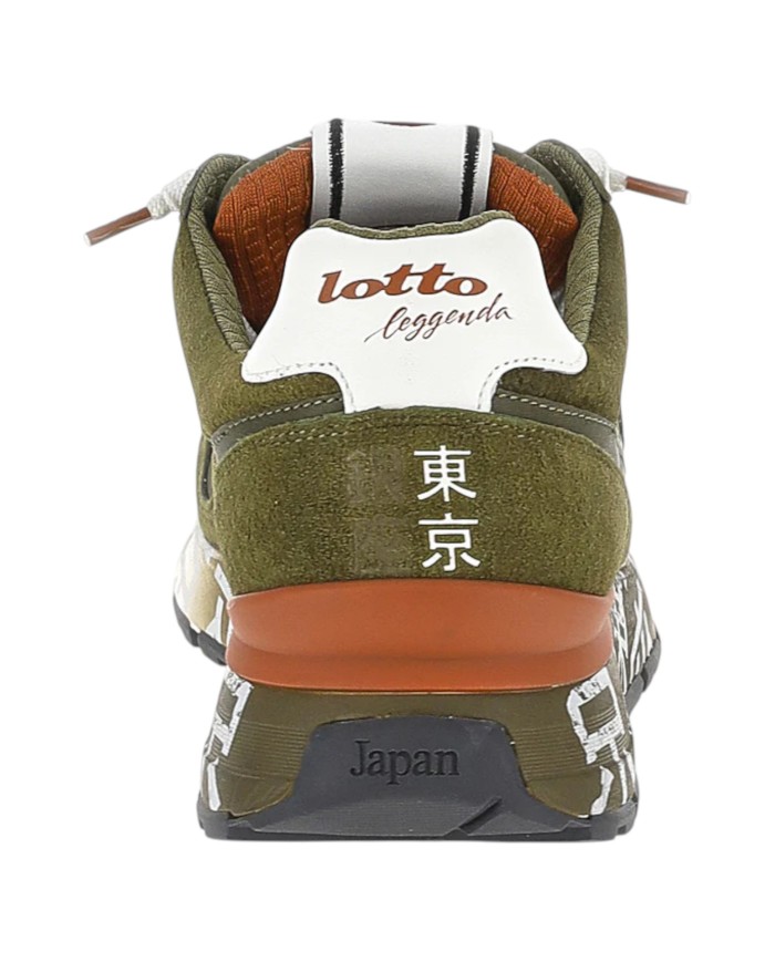 Sneaker Uomo Lotto Leggenda Tokyo Ginza Shared Dark Olive / Martini Olive