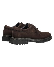 Stringata Uomo Fluchos LINCON F2054 Leather Camoscio Afelpado Cafè + Com 2