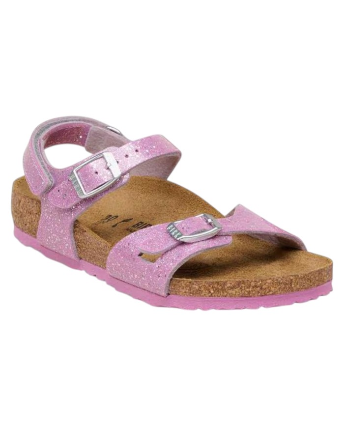 Sandalo Bambina Birkenstock Rio As Kids Cosmic Sparkle Lavander