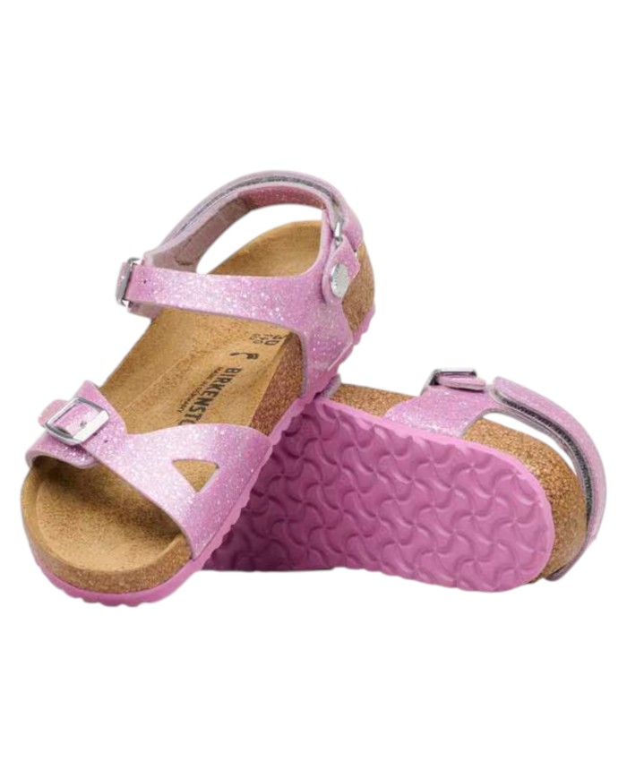 Sandalo Bambina Birkenstock Rio As Kids Cosmic Sparkle Lavander
