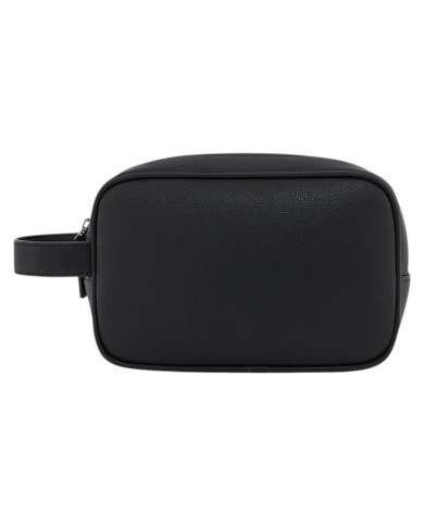 Pochette Uomo Armani Exchange Line Logo Leather Black