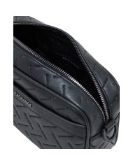 Pochette Uomo Armani Exchange Embossed Logo Leather Black