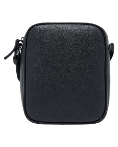 Borsello Uomo Armani Exchange Line Logo Leather Black