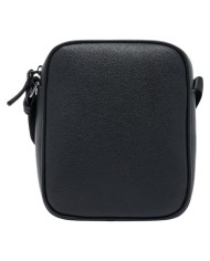 Borsello Uomo Armani Exchange Line Logo Leather Black