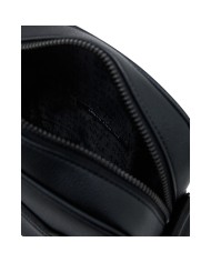 Borsello Uomo Armani Exchange Line Logo Leather Black
