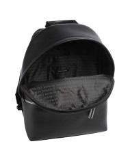 Zaino Uomo Armani Exchange Stripes Logo Leather Black